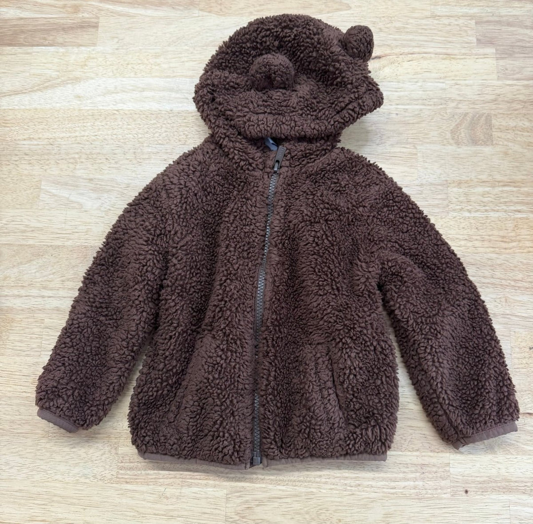 Old Navy Fleece Brown Bear Jacket – 18–24M - Nest and Sprout-Consignment