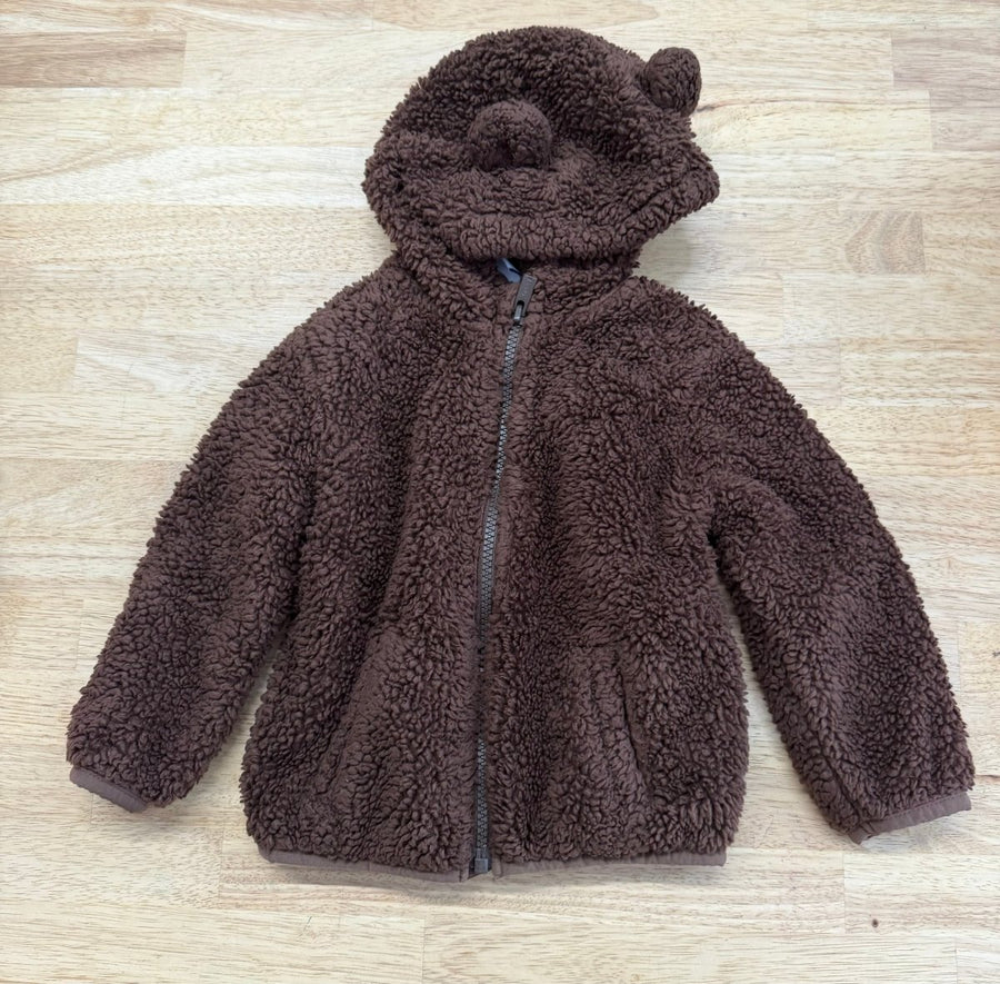 Old Navy Fleece Brown Bear Jacket – 18–24M - Nest and Sprout-Consignment
