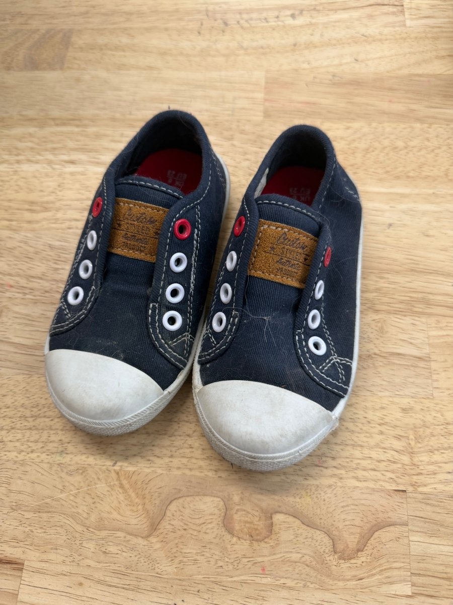 F+F Canvas Shoes – EU 23 | Navy - Nest and Sprout - Consignment