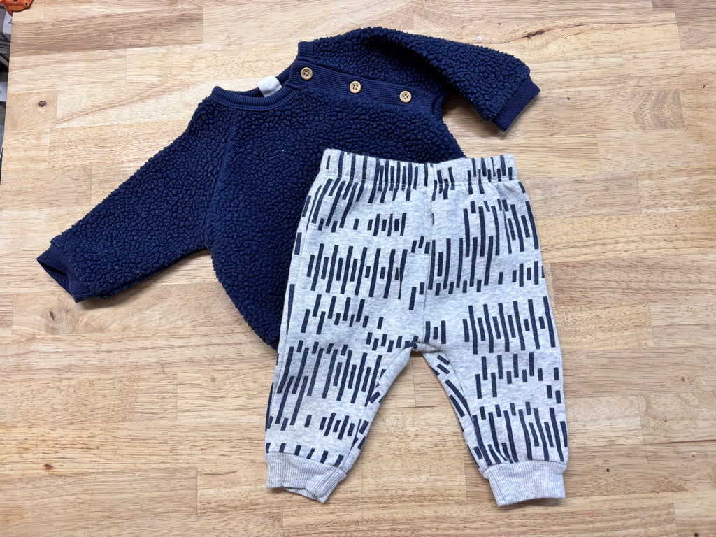 PL Baby 3M Sherpa Hoodie Set FAIR