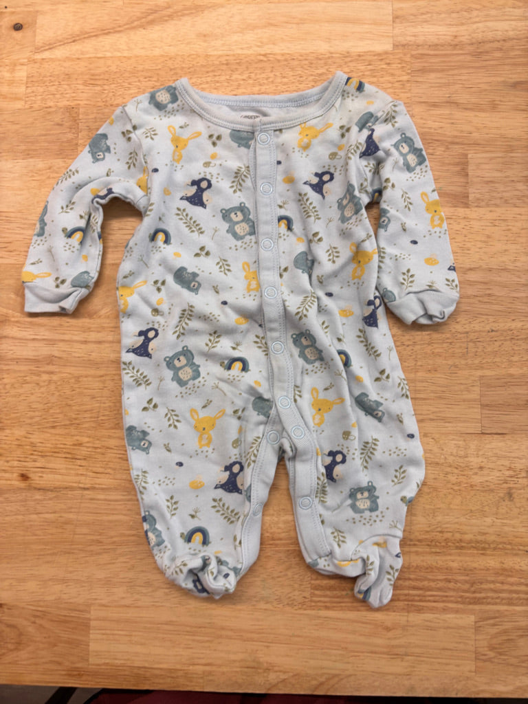 George Sleeper – Size NB (Bear & Fox Print)