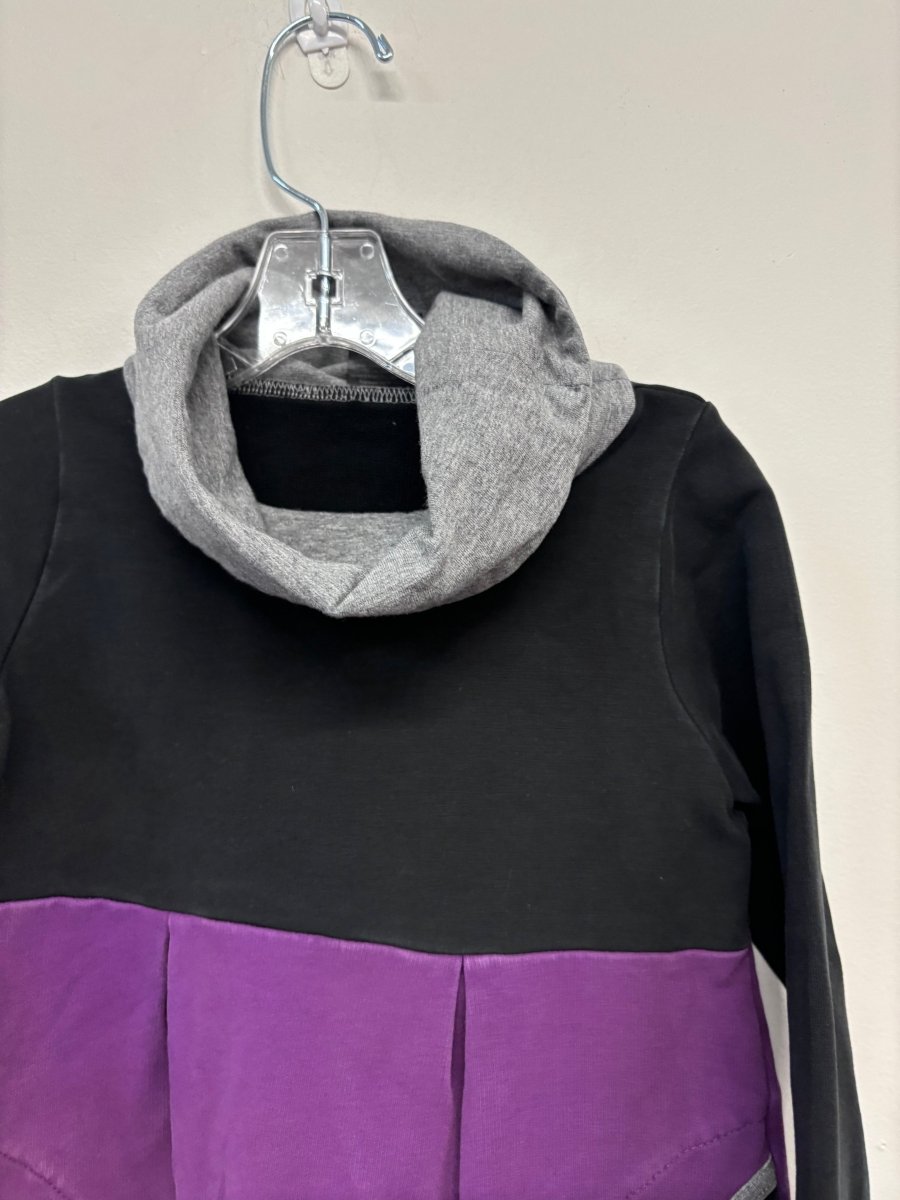 Peekaboo Beans Cabin Cozy Dress (Size 4, Deep Purple) - Nest and Sprout - Consignment