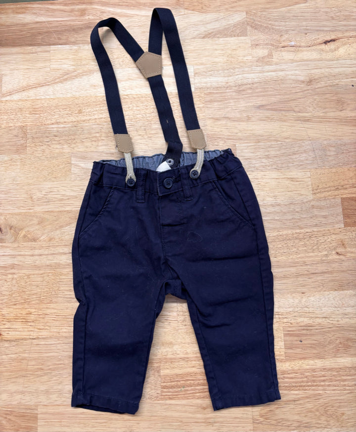 H&M Suspender Pants – Size 6M
