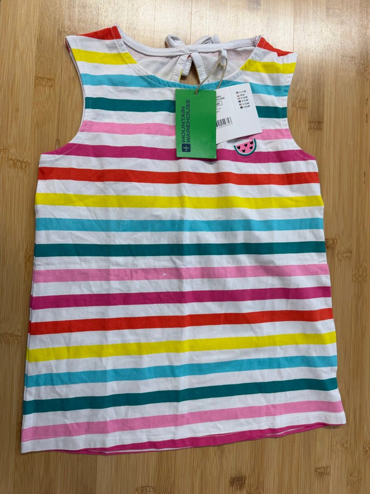 Mountain Warehouse Tank Top – 7/8 | Striped Watermelon Patch | NWT - Nest and Sprout - Consignment