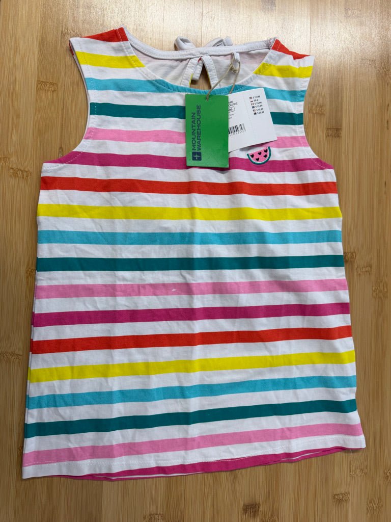 Mountain Warehouse Tank Top – 7/8 | Striped Watermelon Patch | NWT - Nest and Sprout - Consignment