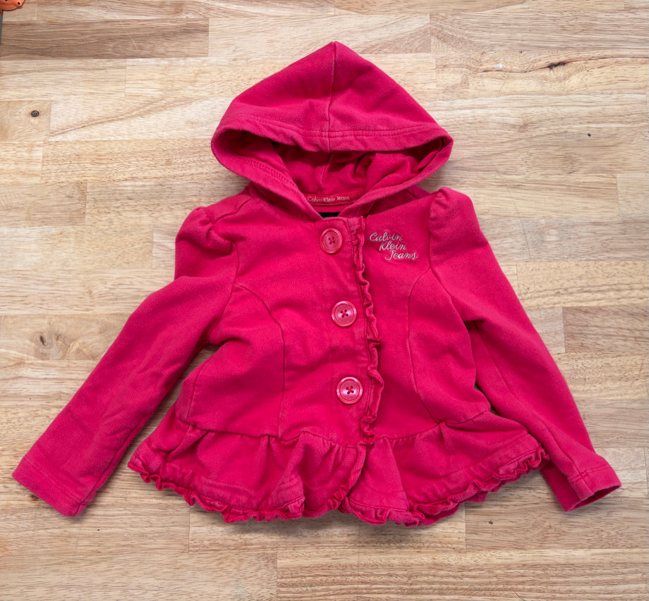 Calvin Klein Jacket – Size2  (Bright Pink)