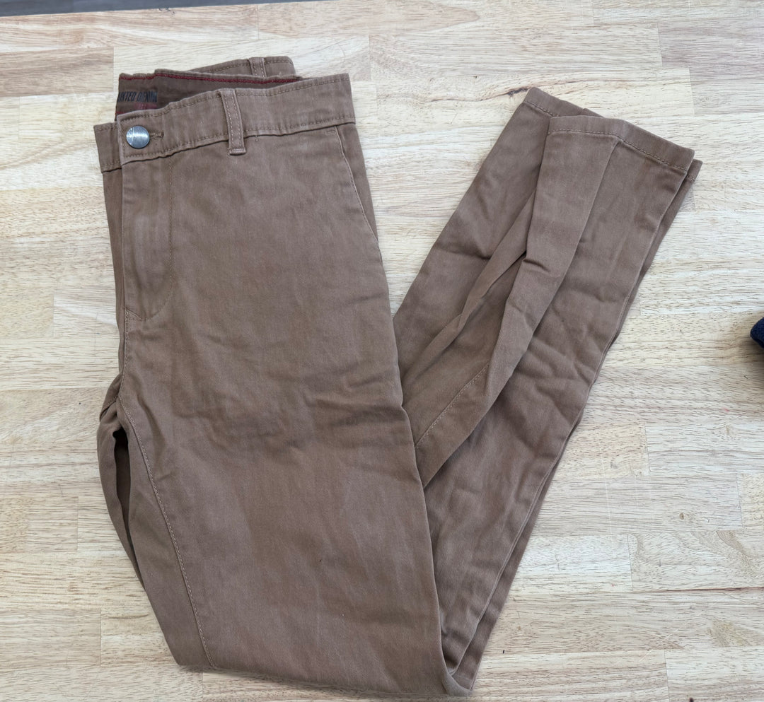 Tainted Denim Chino Pants Dark | Size 28 Waist