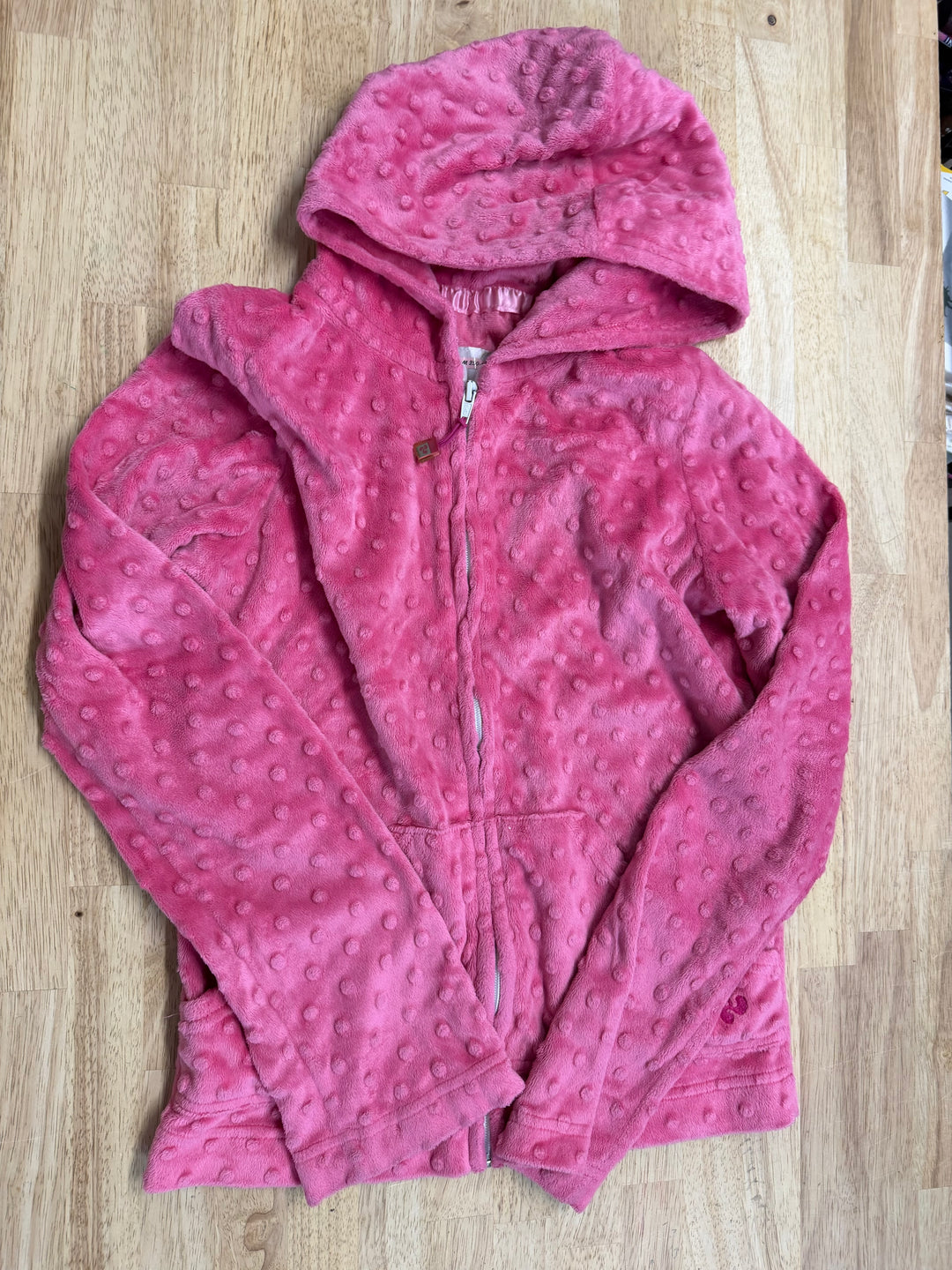 Triple Flip Minky Hooded Sweater – Size 3 ( 8-10Y)| Pink