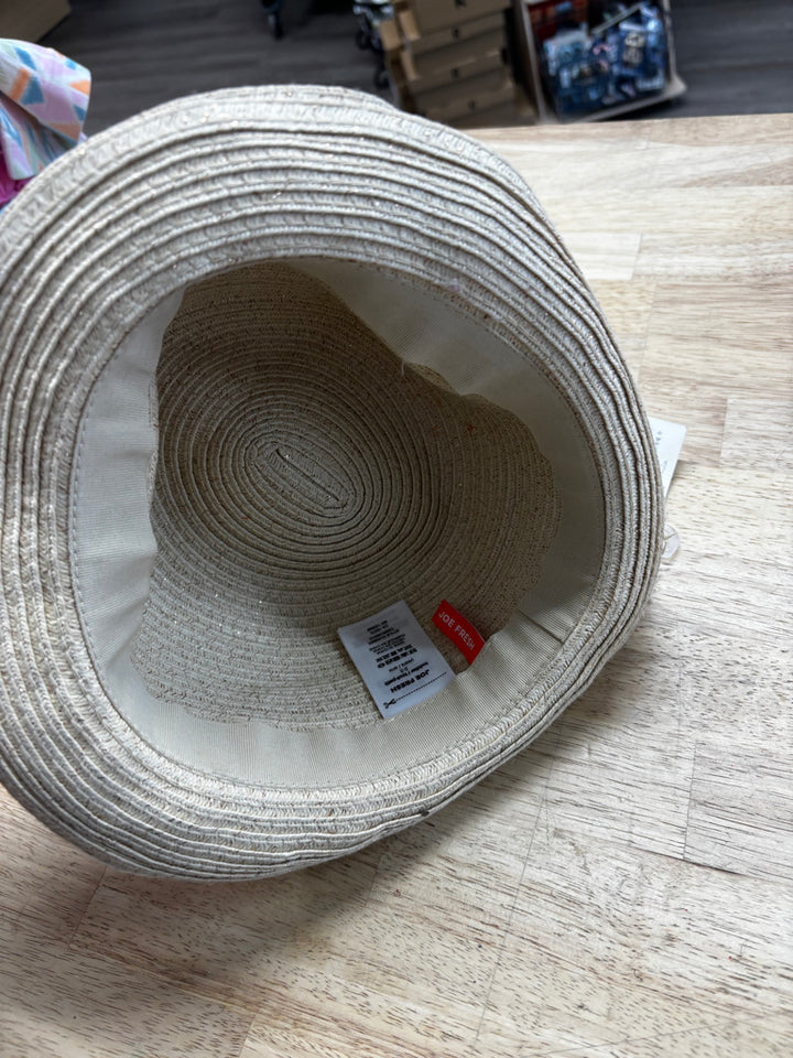 Joe Fresh Straw Hat Pink Floral New With Tags | Size 4–5Y