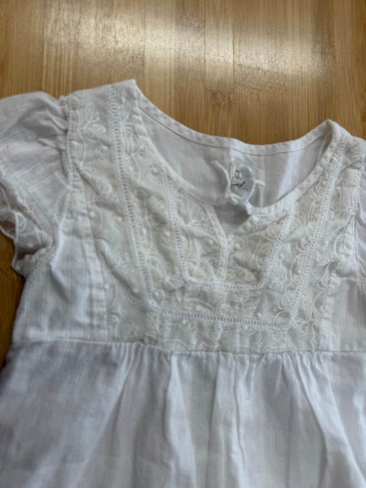The Children's Place Lace Top – 5/6 | White 100% Cotton