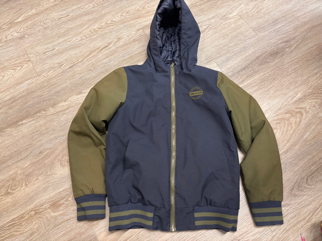 West Forty Nine Youth Large Jacket – Green/Navy imperfect