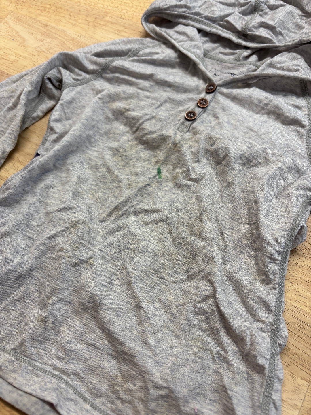 Luvmother Merino Wool Hooded Shirt 4–5Y (Play)