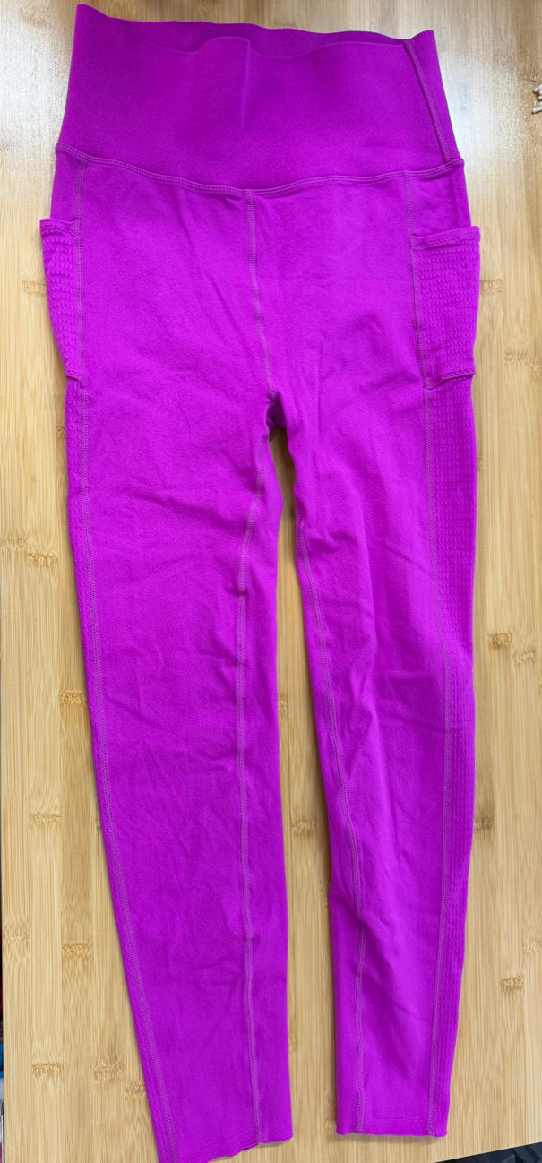 Fabletics Sculptknit Joggers – 28" | Fuchsia Pink & Purple