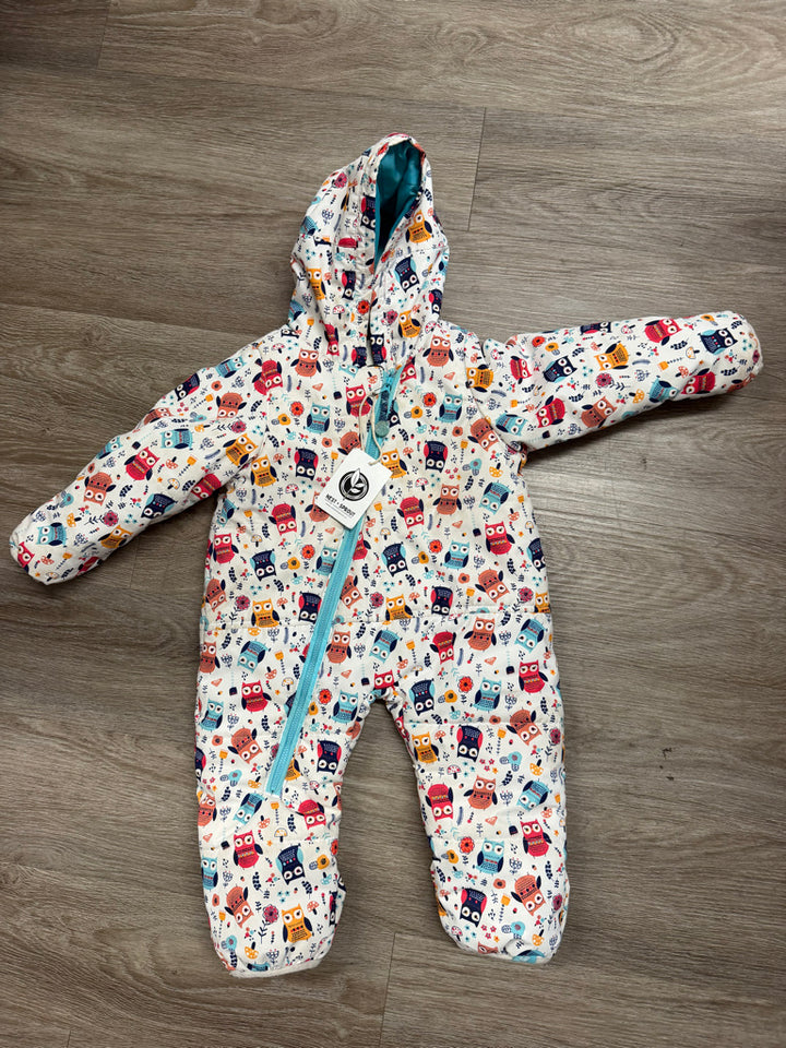 Roxy Owl Dry Flight Snow Suit – 12M | White Owl Print | Play