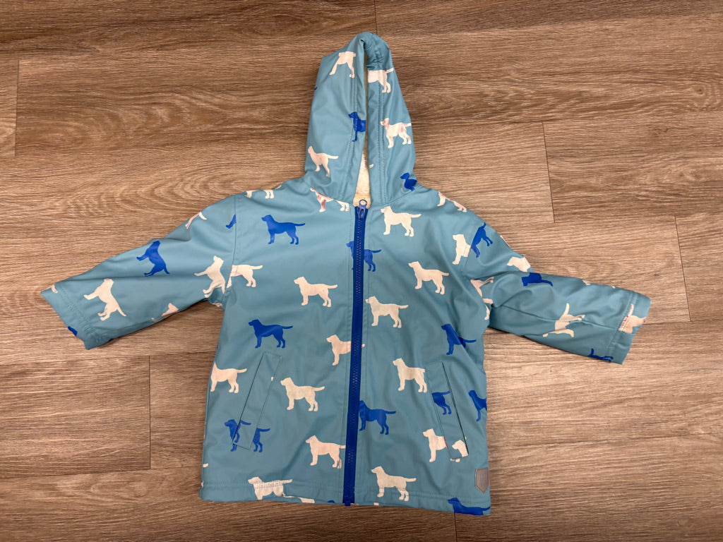 Hatley Fleece-Lined Rain Jacket – Size 3