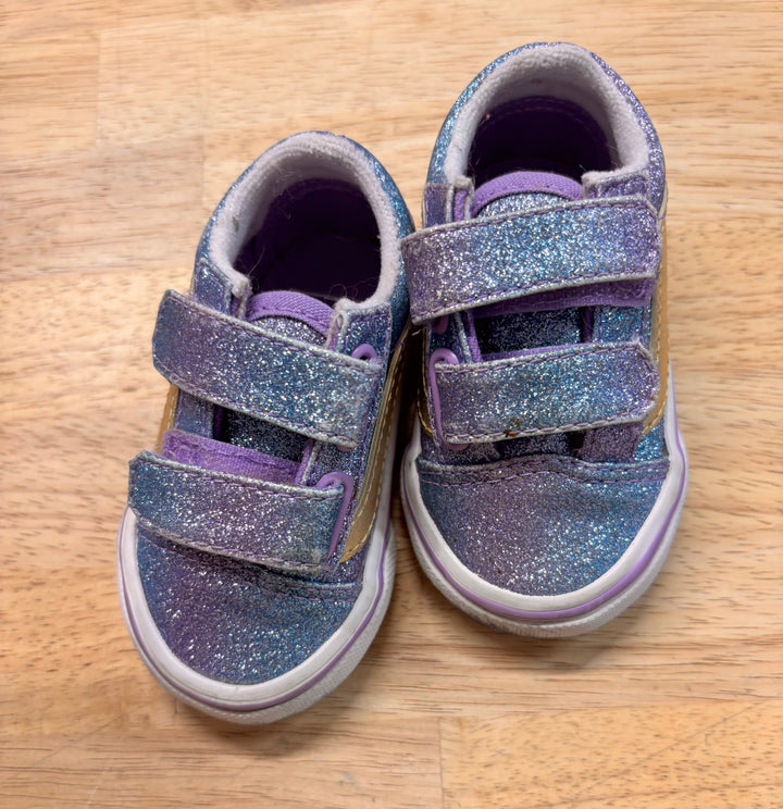 Vans Glitter Velcro Shoes – 3