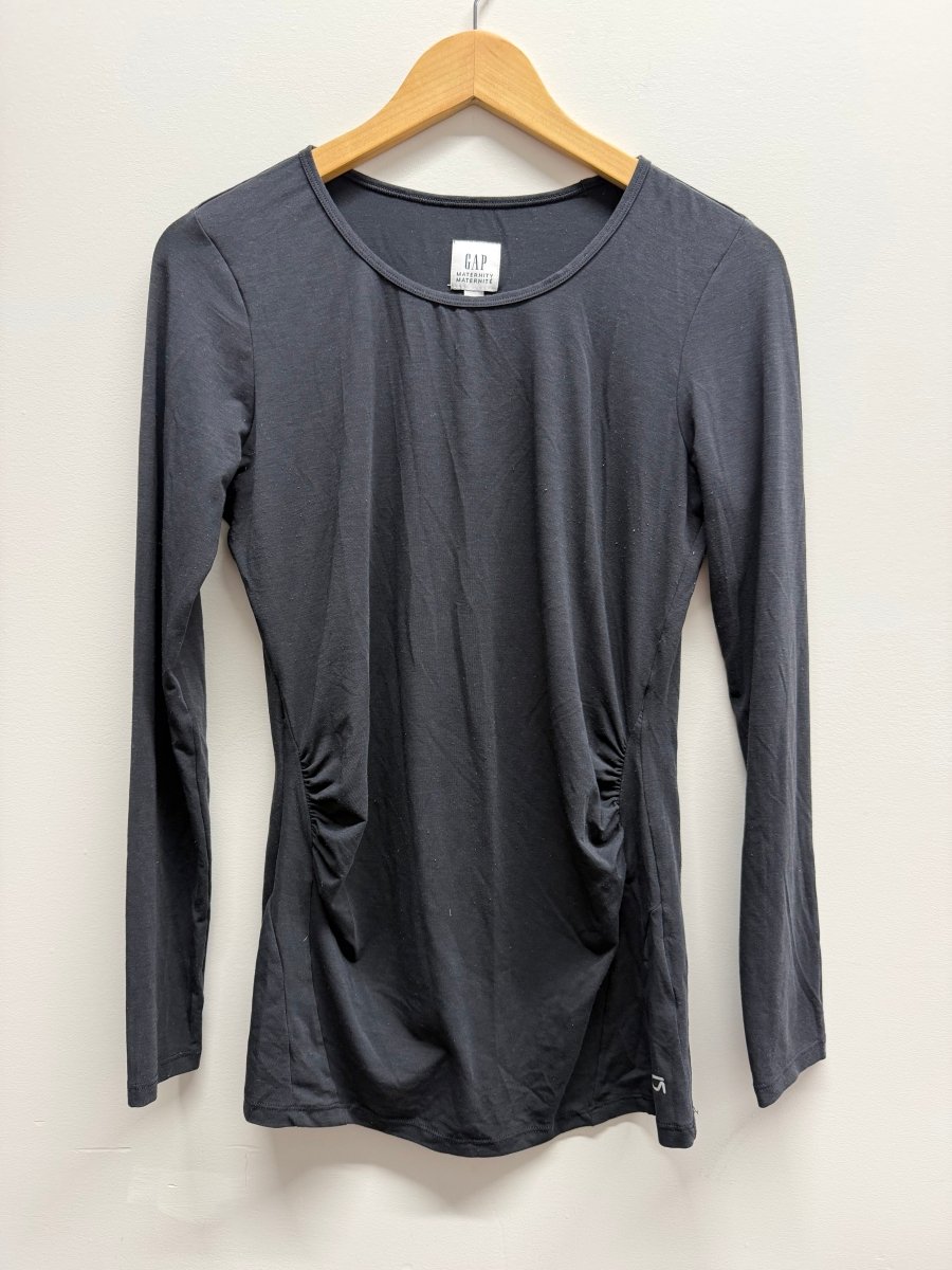 Gap Maternity Long Sleeve Shirt – Small | Black | Lightweight | 2 Available - Nest and Sprout-Consignment