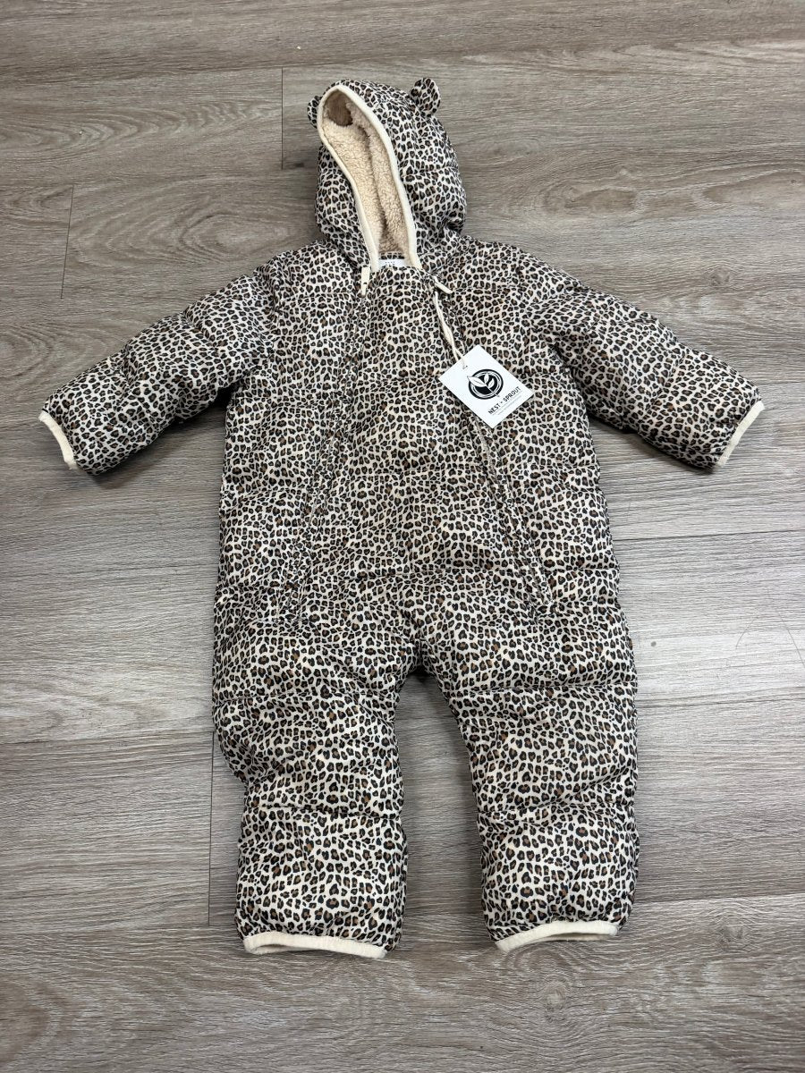 Gap Cheetah Print One-Piece Snowsuit – 6–12M - Nest and Sprout-Consignment