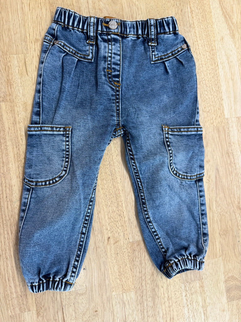 Souris Mini Jean – 18-24M | Elastic Waist with Pockets