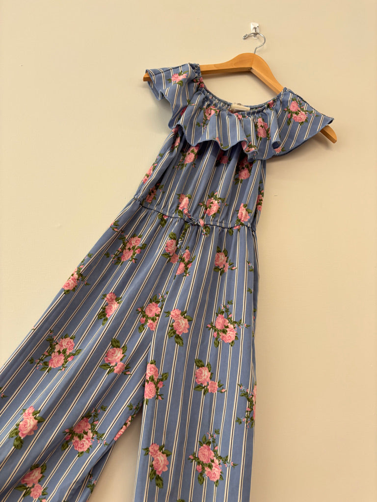 Jenna & Jessie Romper – 12 Blue Stripe