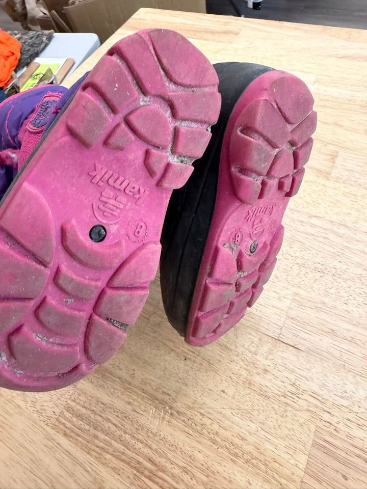 Kamik Snow Boots – 8 | Purple & Pink - Nest and Sprout - Consignment