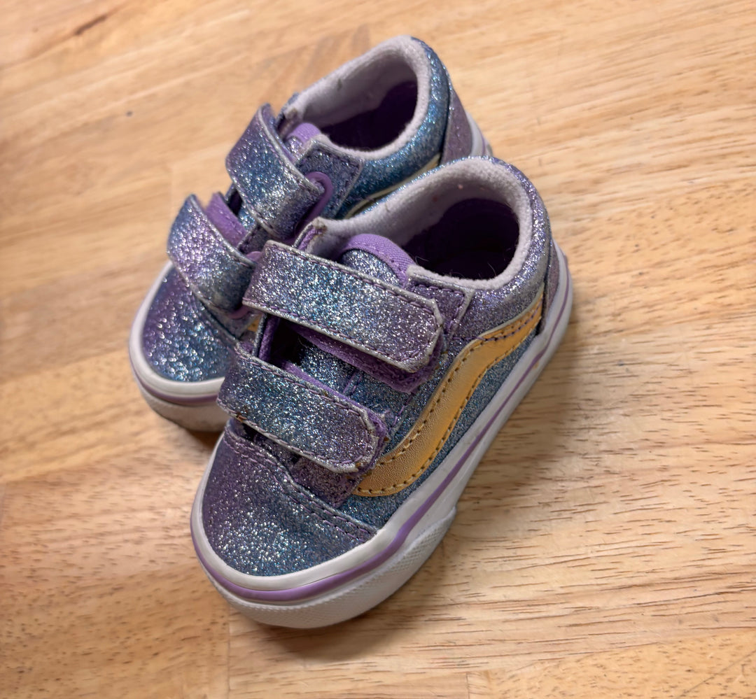 Vans Glitter Velcro Shoes – 3
