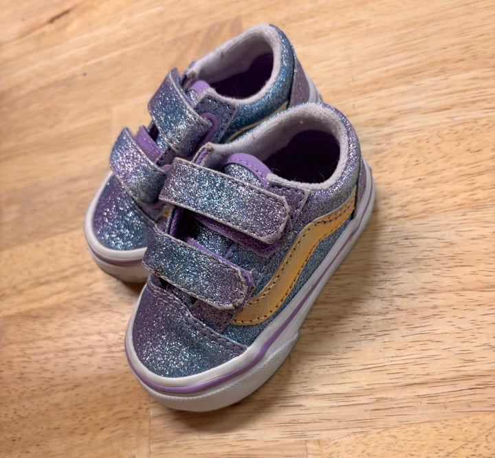 Vans Glitter Velcro Shoes – 3
