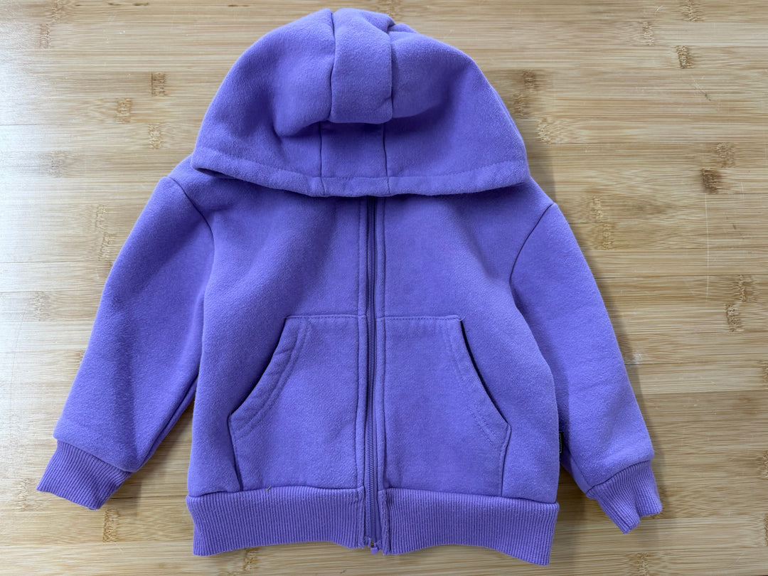 Lenyn Zip Up Hoodie – 2 Years | Purple