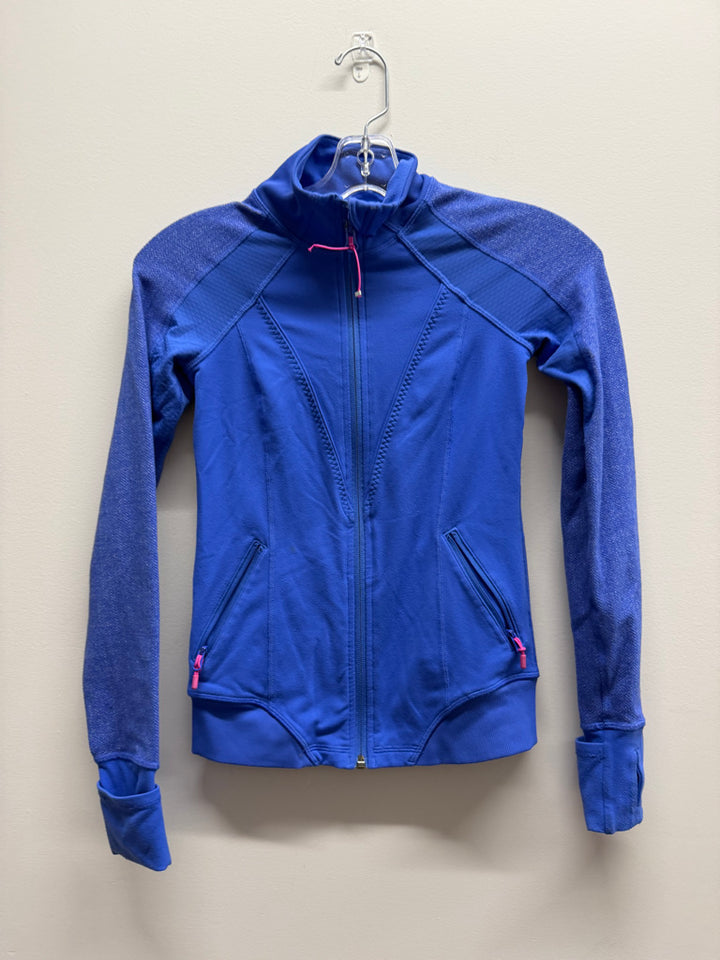 Ivivva Blue Zip-Up Sweater – 10 | Broken Pull Tag | Play