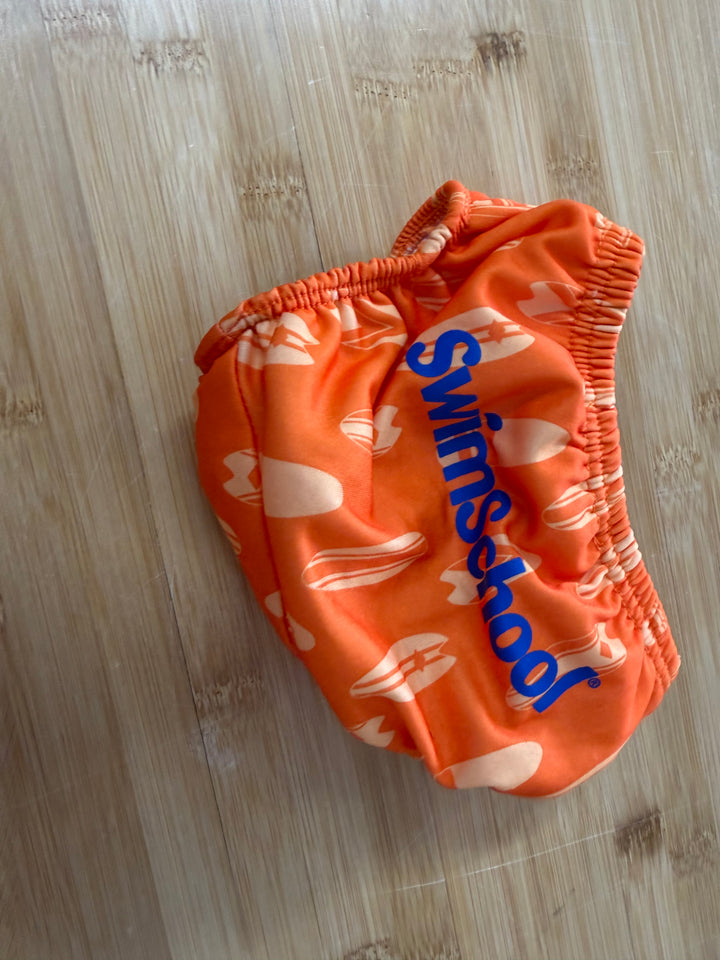 Aqua Leisure Pull On Swim Diaper – Small (6 Months) | Orange