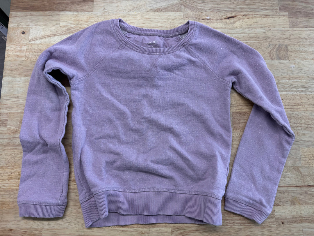 Joe Fresh Sparkle Sweatshirt – Kids Large  Light Purple
