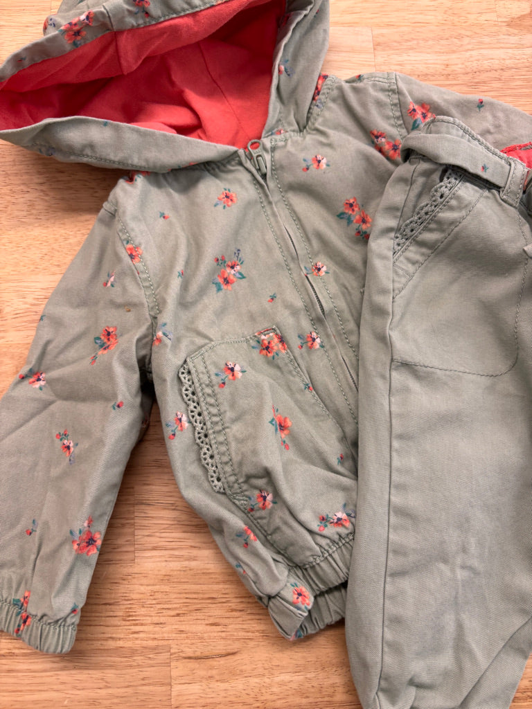 Baby B’gosh Set – Size 6M (Sage Green)