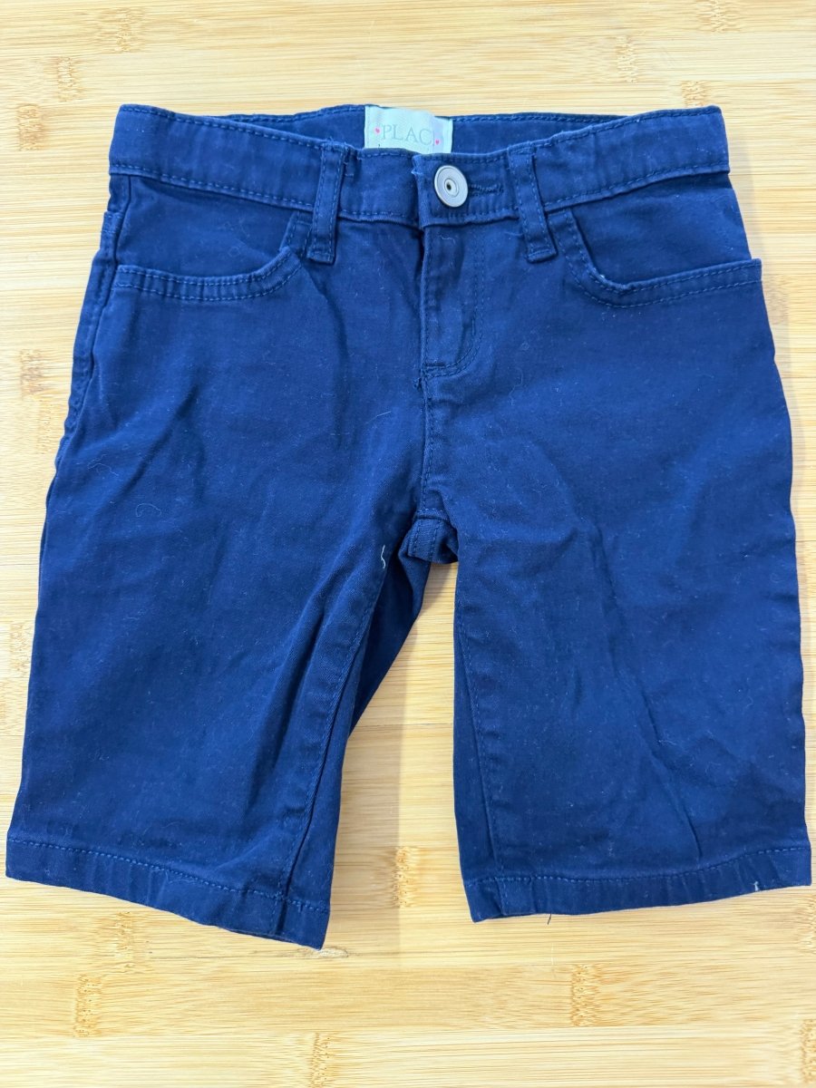 The Children's Place Chino Long Shorts – 5 | Navy Girl Fit