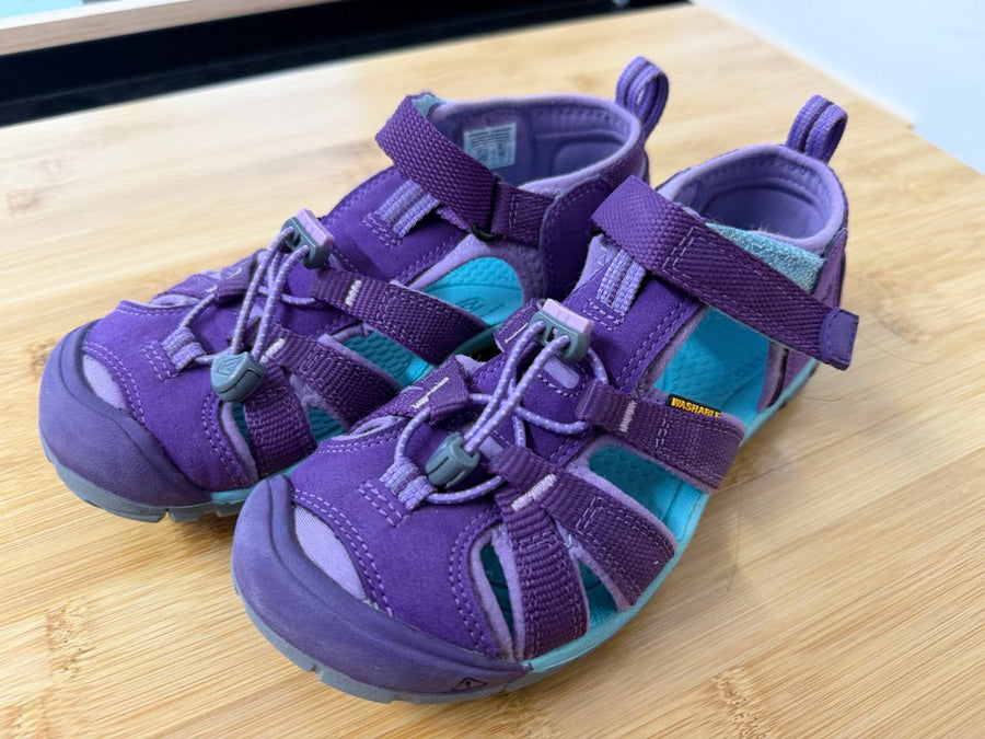Keen Closed - Toe Sandals – Junior 2 | Purple Washable Like New - Nest and Sprout - Consignment