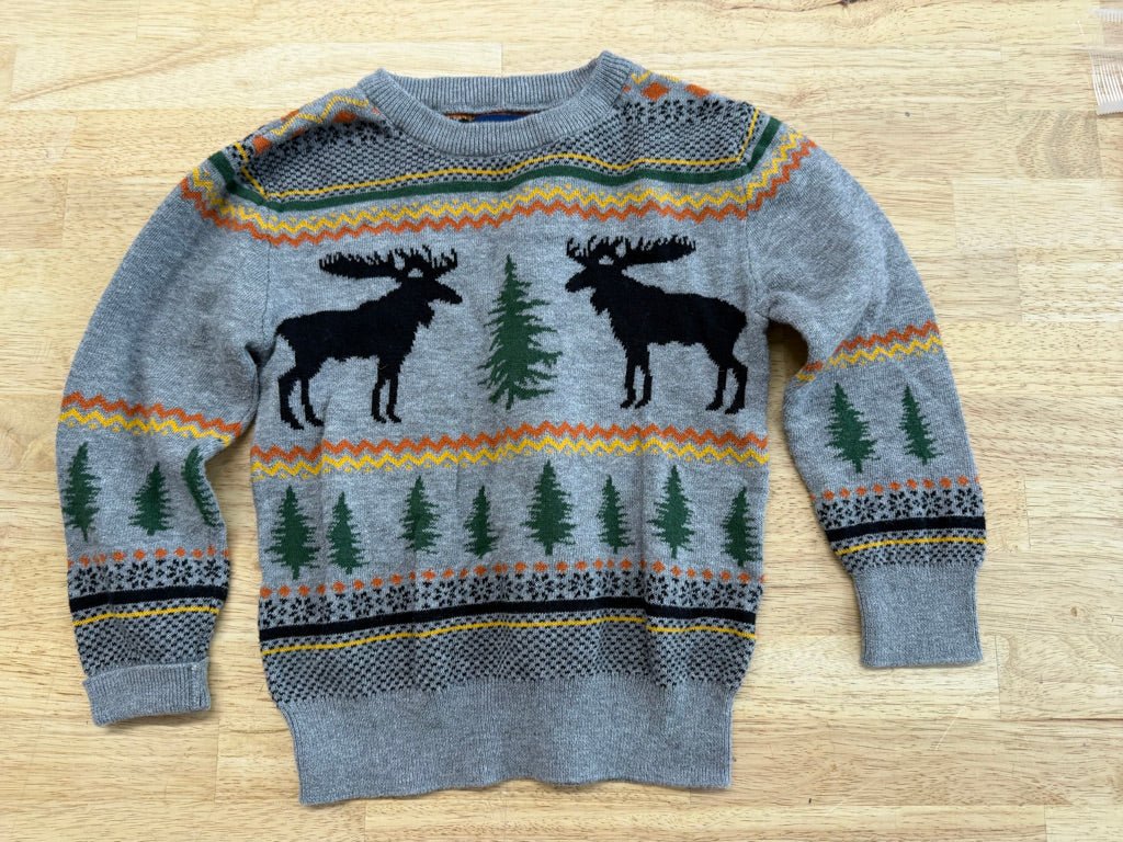 Andy & Evan Knit Sweater – 2T | Grey Moose - Nest and Sprout - Consignment
