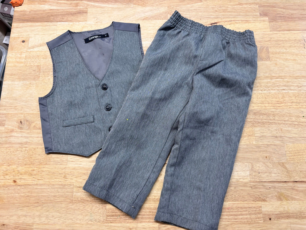 George 2T Vest & Pants Set