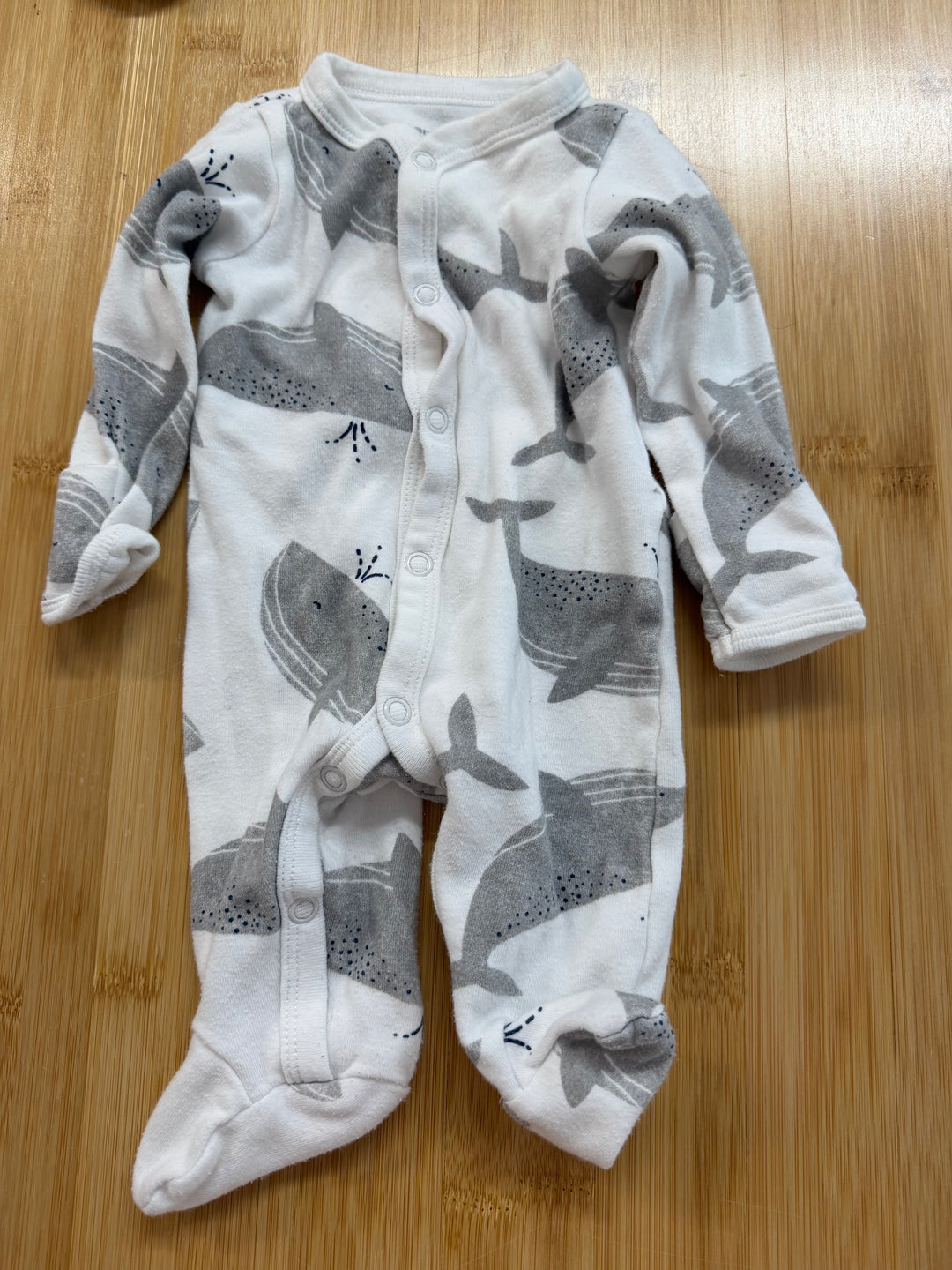 Carter's Snap Footed Sleeper – Newborn | Humpback Whale | Play