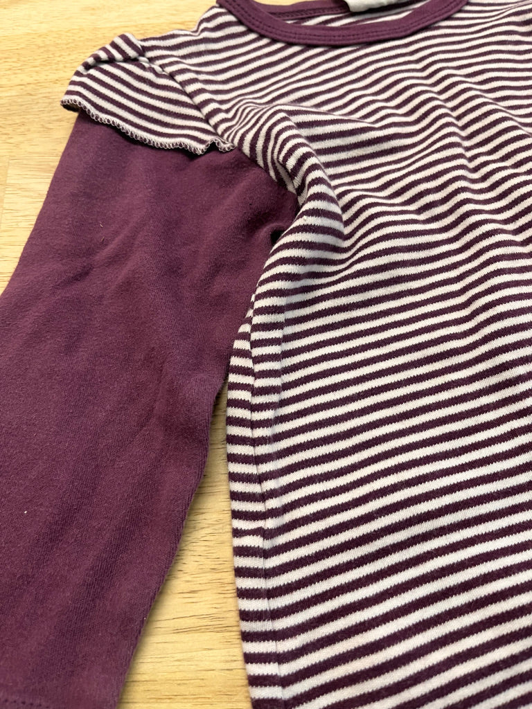 Parade Organics Dress – 2T Eggplant Stripe