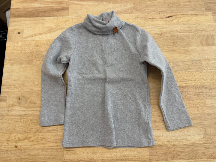 Lil Bulldog Turtleneck – 120 | Grey Slim Fit