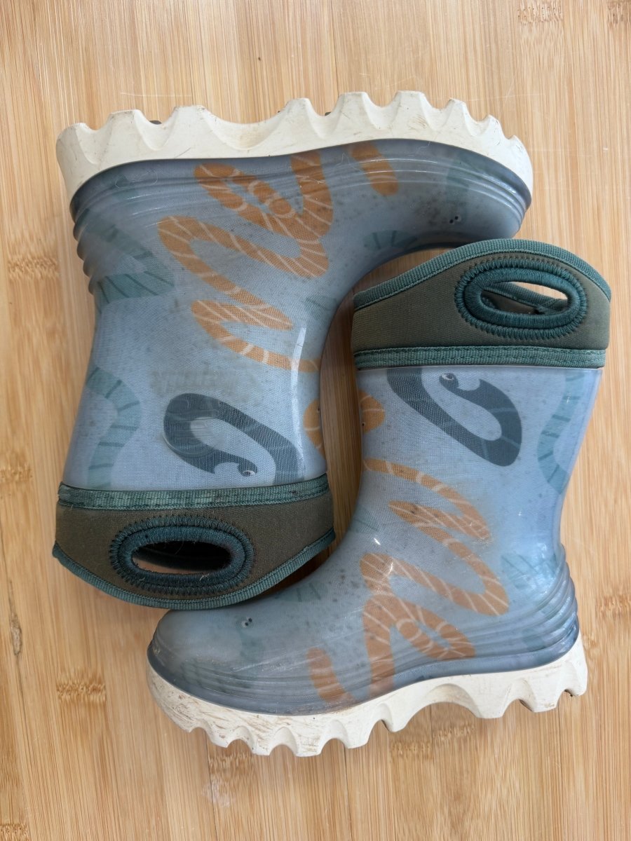 Kamik Snake Print Rain Boot – 11 - Nest and Sprout-Consignment