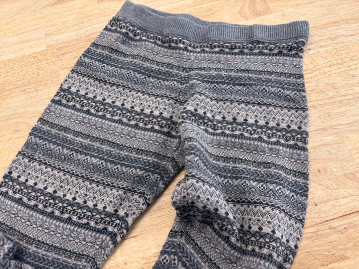 Roots Kids XXL Knit Leggings – Grey Pattern