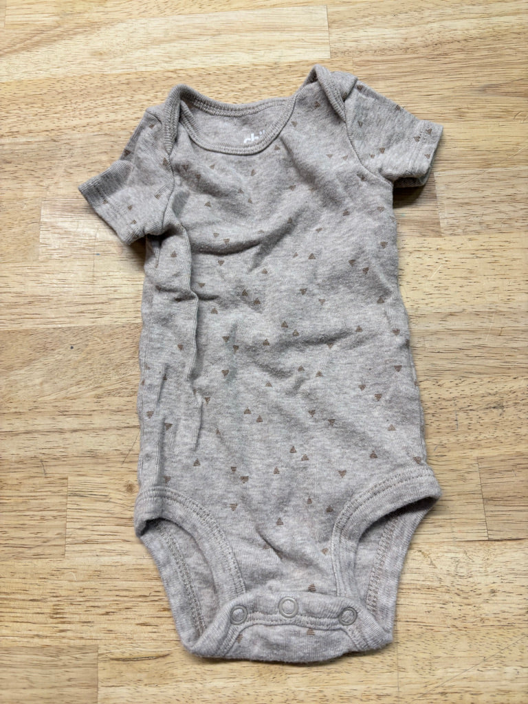 Child of Mine Solid Bodysuit – Brown | Newborn