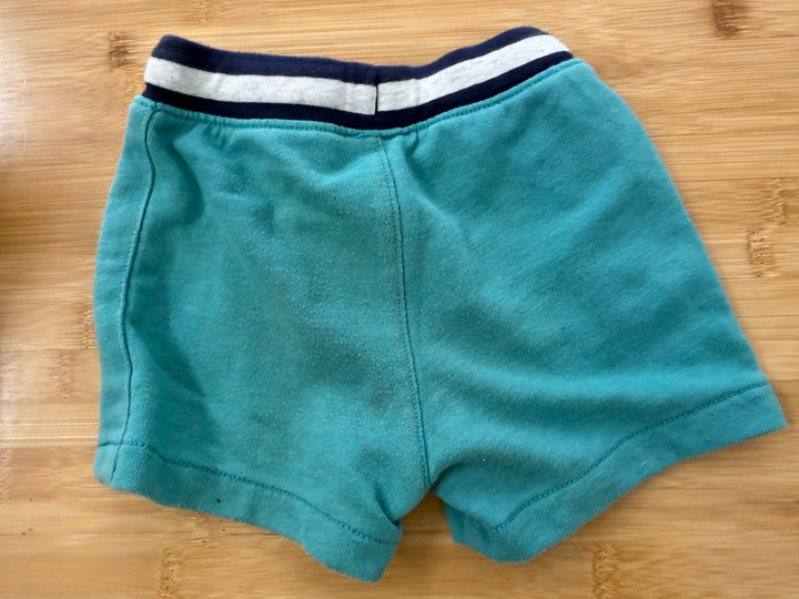 Carter's Terry Shorts – 12M | Light Blue Elastic Drawstring