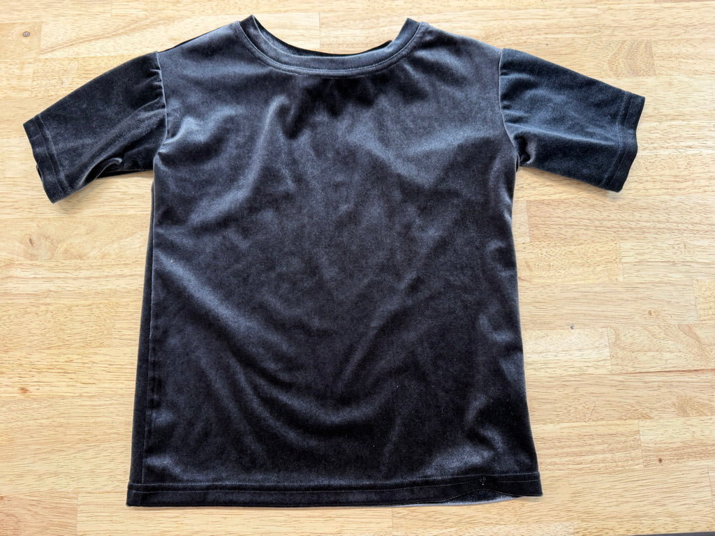 Smash + Tess Velour Top – 6/7 | Black