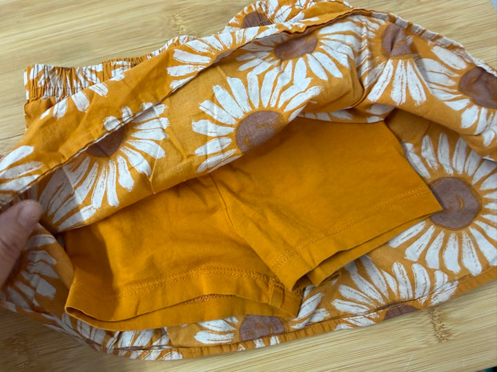 Carter's Sunflower Layered Skort – 4 | Bright