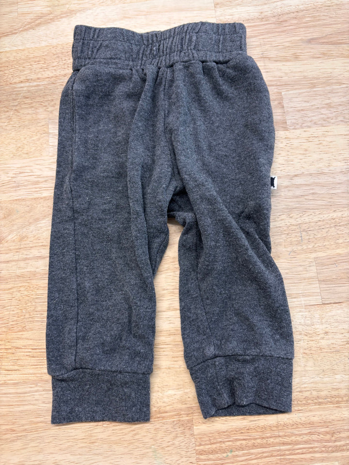 Little & Lively 0-6 Months Charcoal Sweatpants