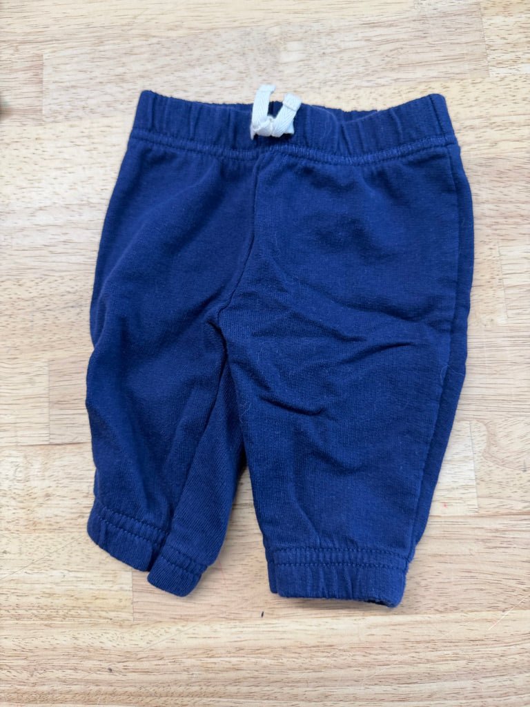 Child of Mine by Carter’s Leggings Blue Tie Waist | Size NB - Nest and Sprout - Consignment