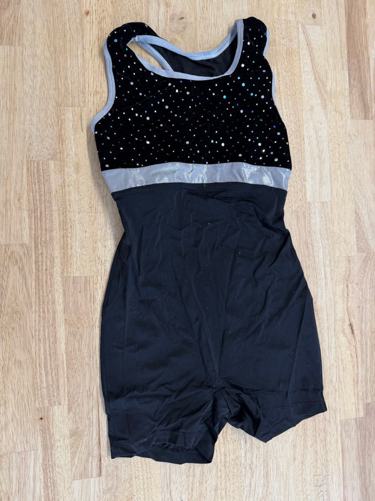Balera Unitard – Size 14Y | Black Velour