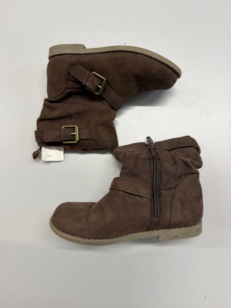 Brown Suede Fashion Boots – 8 - Nest and Sprout - Consignment