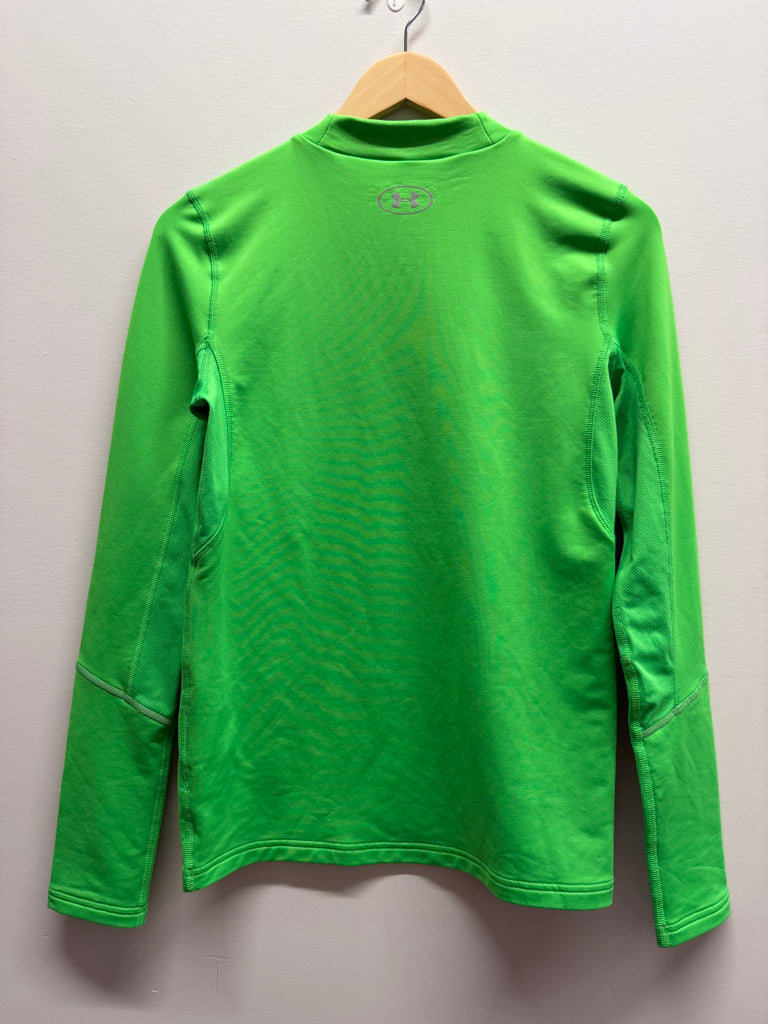 Under Armour Cold Gear Fitted Top – Youth XL | Lime Green